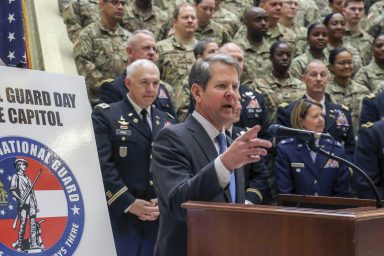 Brian Kemp, National Guard