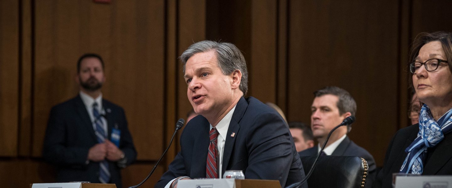 FBI, Christopher Wray, worldwide threats