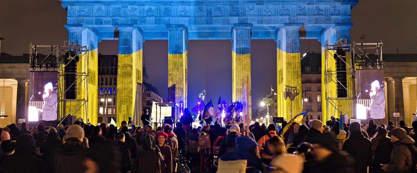 Ukraine, solidarity protest, Berlin
