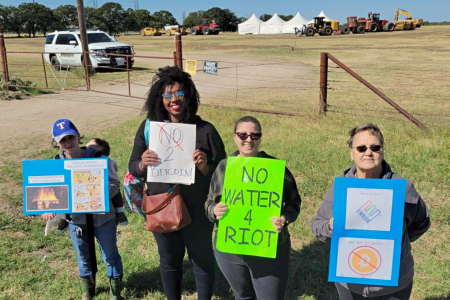 protest, bitcoin mining, Navarro County, TX