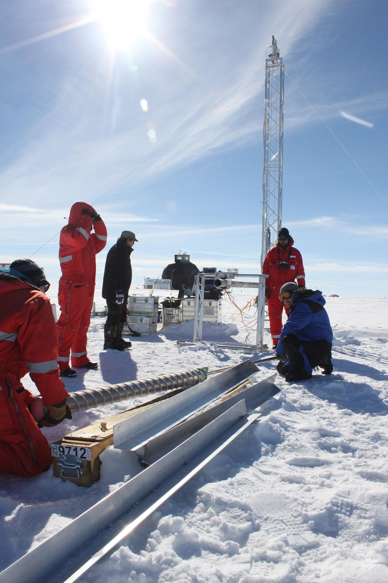 AWI, Ice core researchers, Greenland