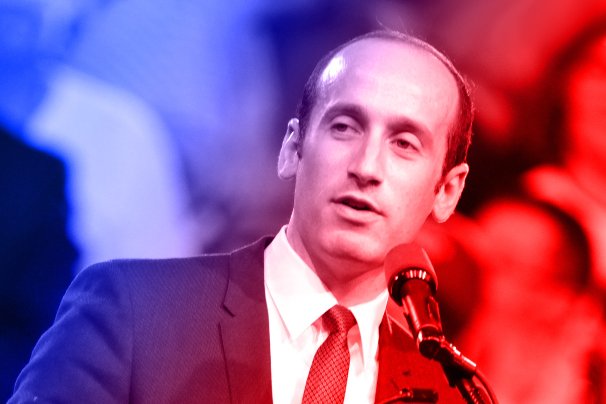 Stephen Miller, Donald Trump, rally