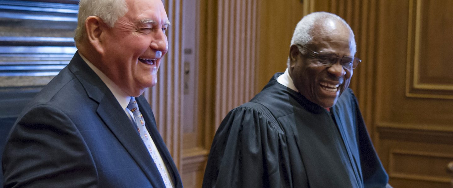 Clarence Thomas, Sonny Perdue