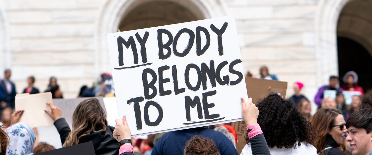 My Body Belongs To Me, sign, St Paul