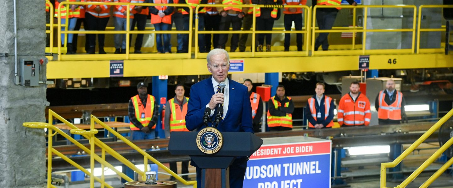 Joe Biden, Hudson Tunnel