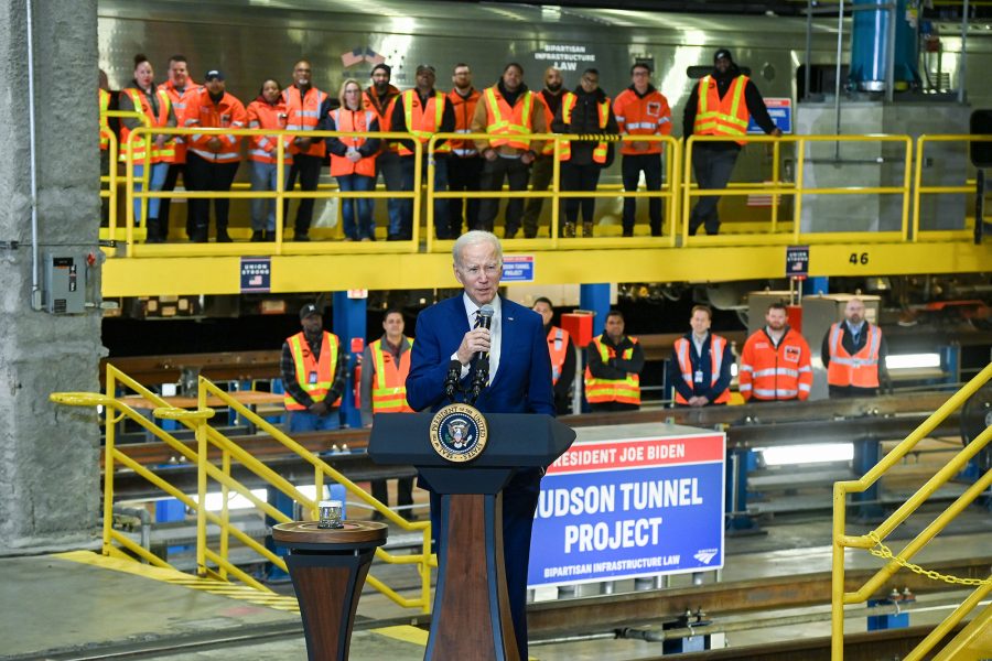 Joe Biden, Hudson Tunnel 