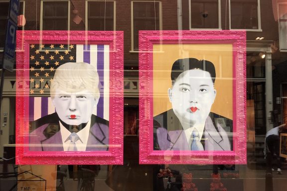 Donald Trump Kim Jong Un Art