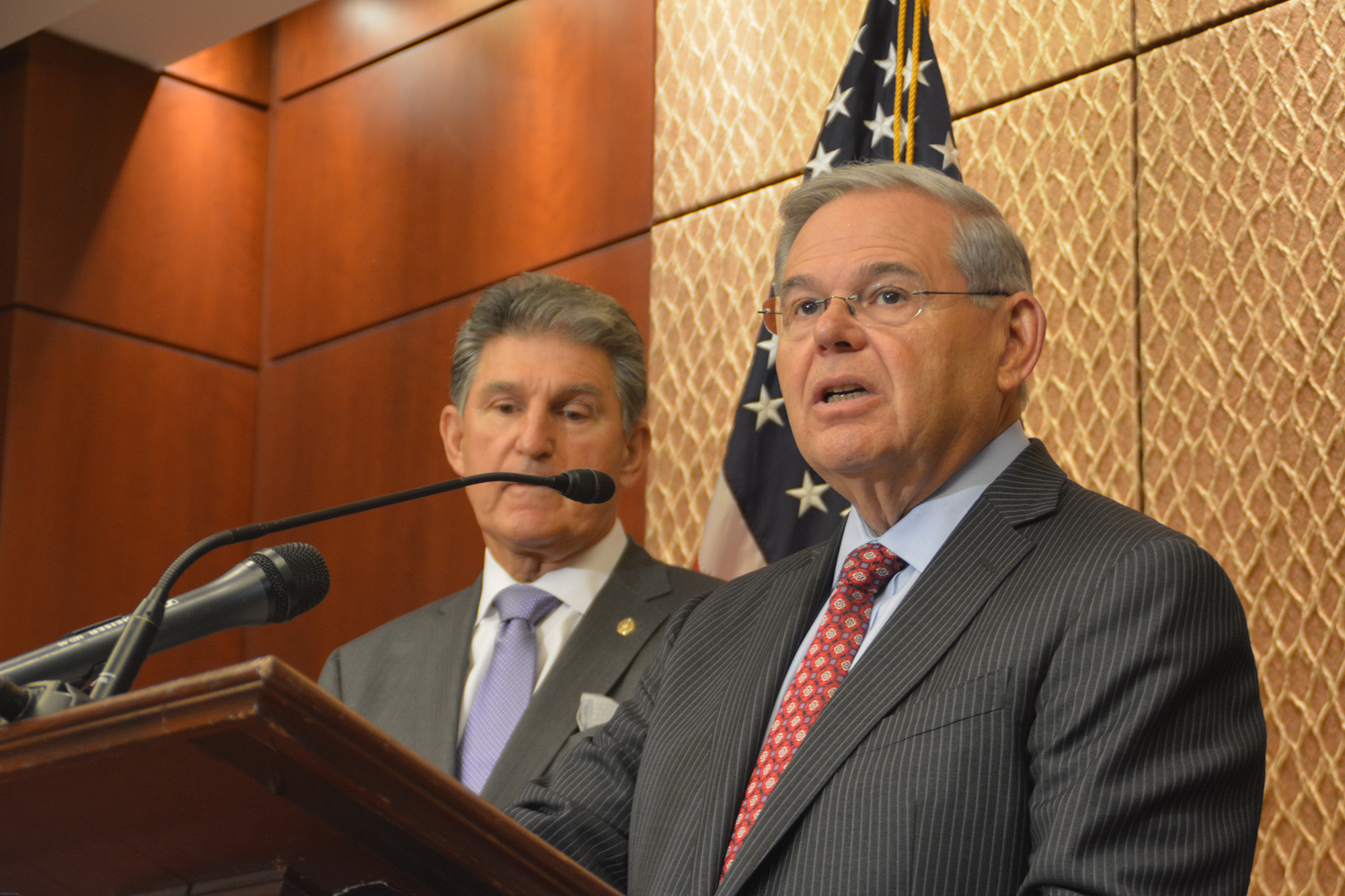 Bob Menendez, Joe Manchin