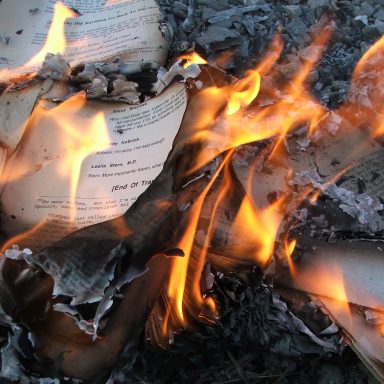 book burning, The House of Leaves