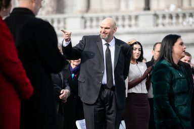 The Fetterman Factor — 51 Seats Won’t Be Enough for Democrats John Fetterman, inauguration, Pennsylvania