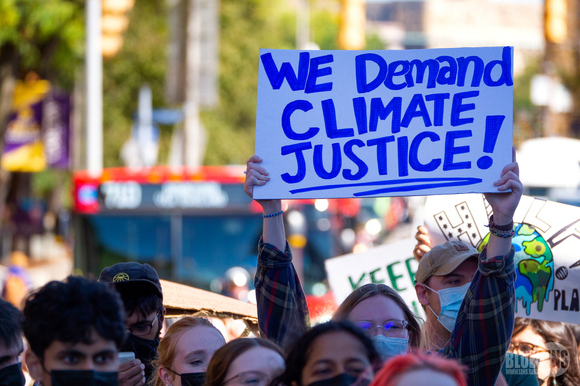 climate crisis, NYC march, protest, fossil fuels