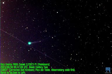 science, astronomy, Northern Hemisphere, stargazing, rare green comet, Nishimura