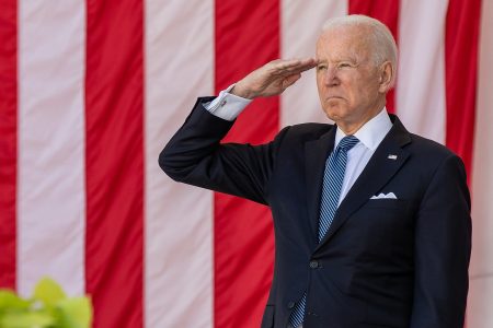 Joe Biden at Memorial