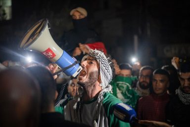 Anti-US, Anti-Israeli, protesters, chanted, Beirut