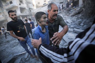 Palestinians, evacuate, victim, Gaza