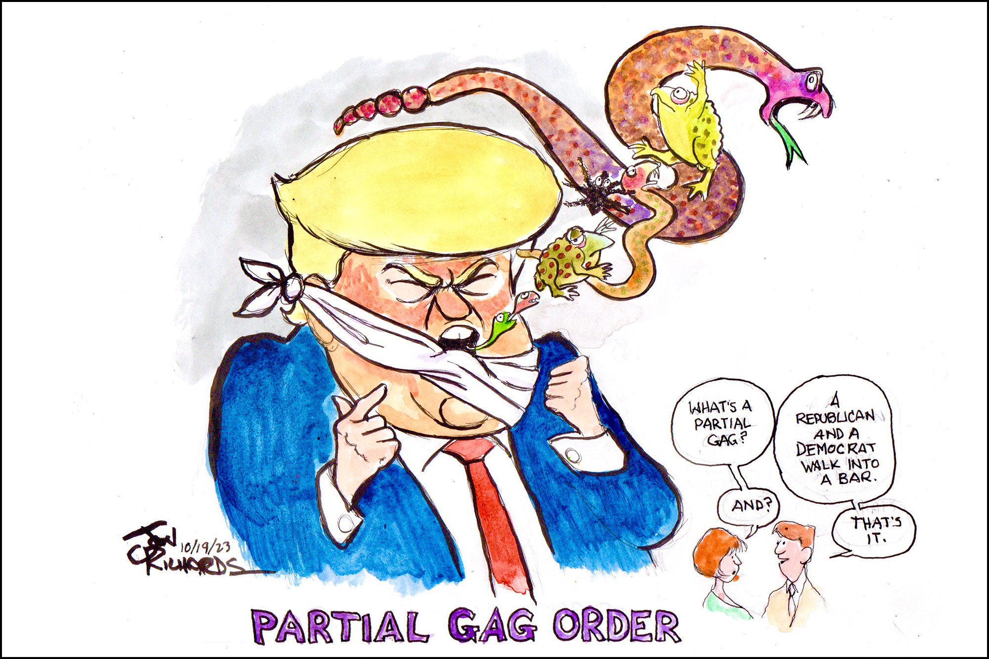 Donald Trump, gag order