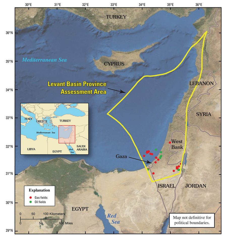 Eastern Mediterranean, Oil and Gas Reserves
