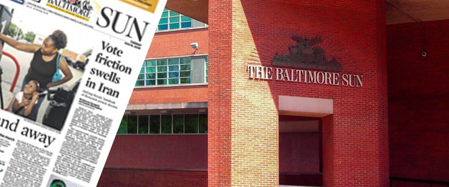Baltimore Sun, building, 2012