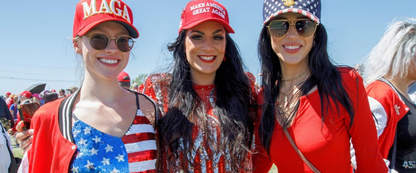 Three female, Trump supporters