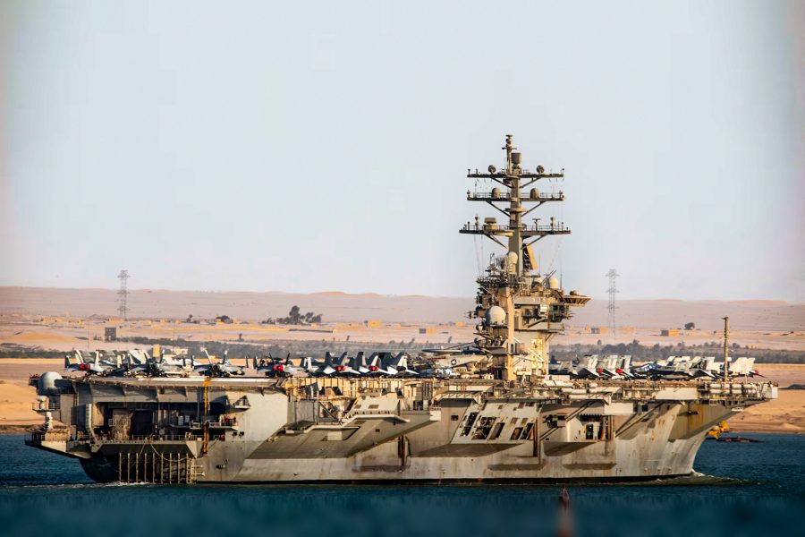 USS Dwight D. Eisenhower, Suez Canal