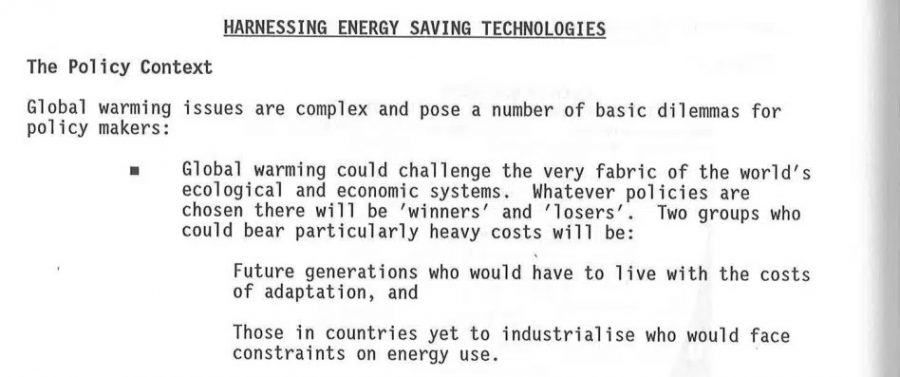 1989 report, OECD