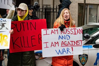 Stop Putin Now, Rally, New York