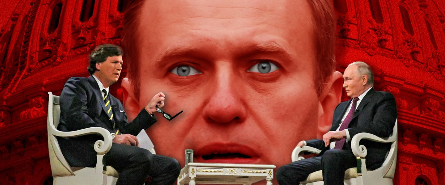 Tucker Carlson, Vladimir Putin, Alexey Navalny, US Capitol