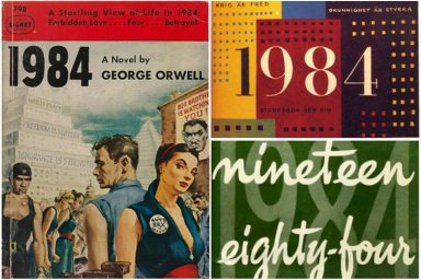 1984, George Orwell, Book Covers
