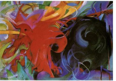 Fighting Forms, Franz Marc, 1914