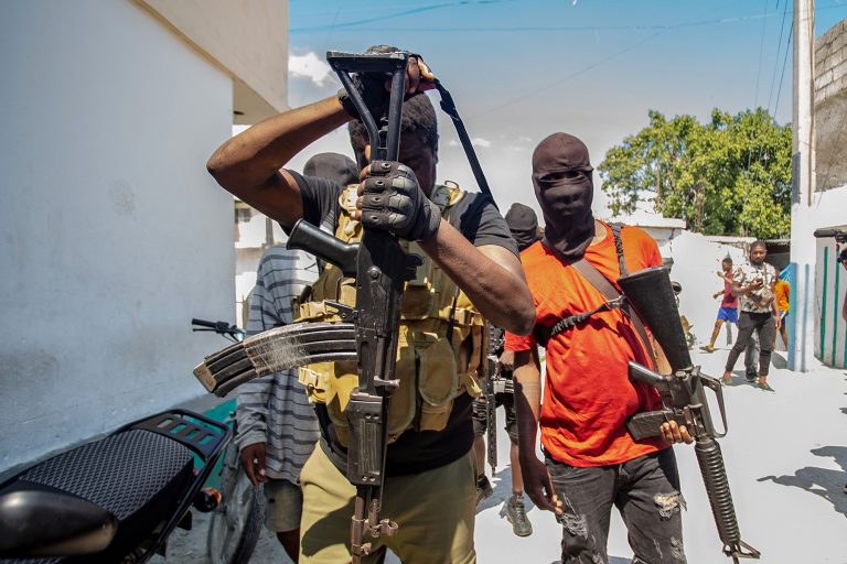 Haitian, gang, masked members
