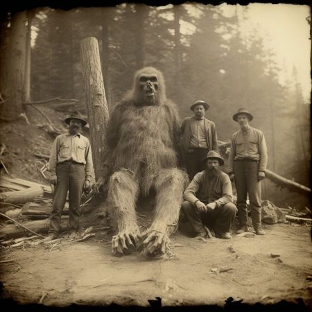 Northern BC, gold miners, Bigfoot, AI