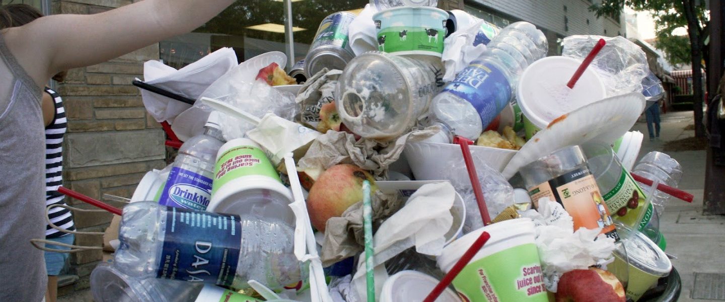 plastic, bottles, trash