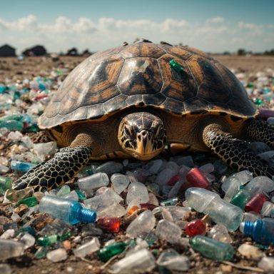 Plastics, environment, turtle