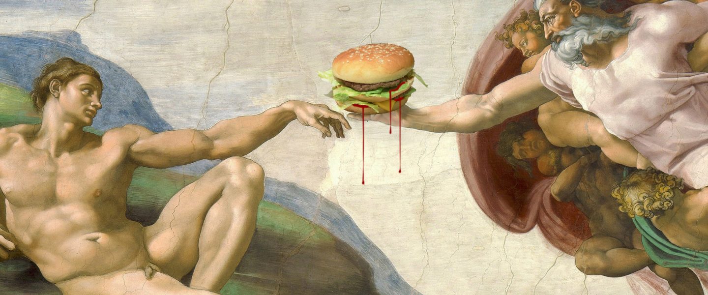 God offers a Big Mac