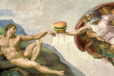 God offers a Big Mac