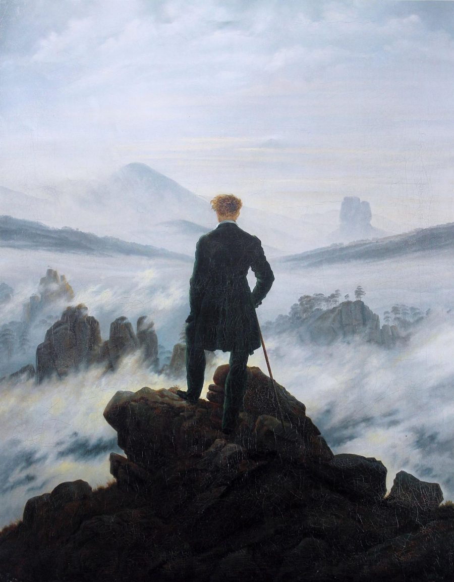 The Wanderer Above the Sea of Fog, Caspar David Friedrich