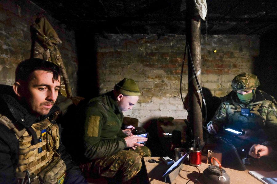 Zeroing in, Russian positions, Ukraine,115th Mechanized Brigade