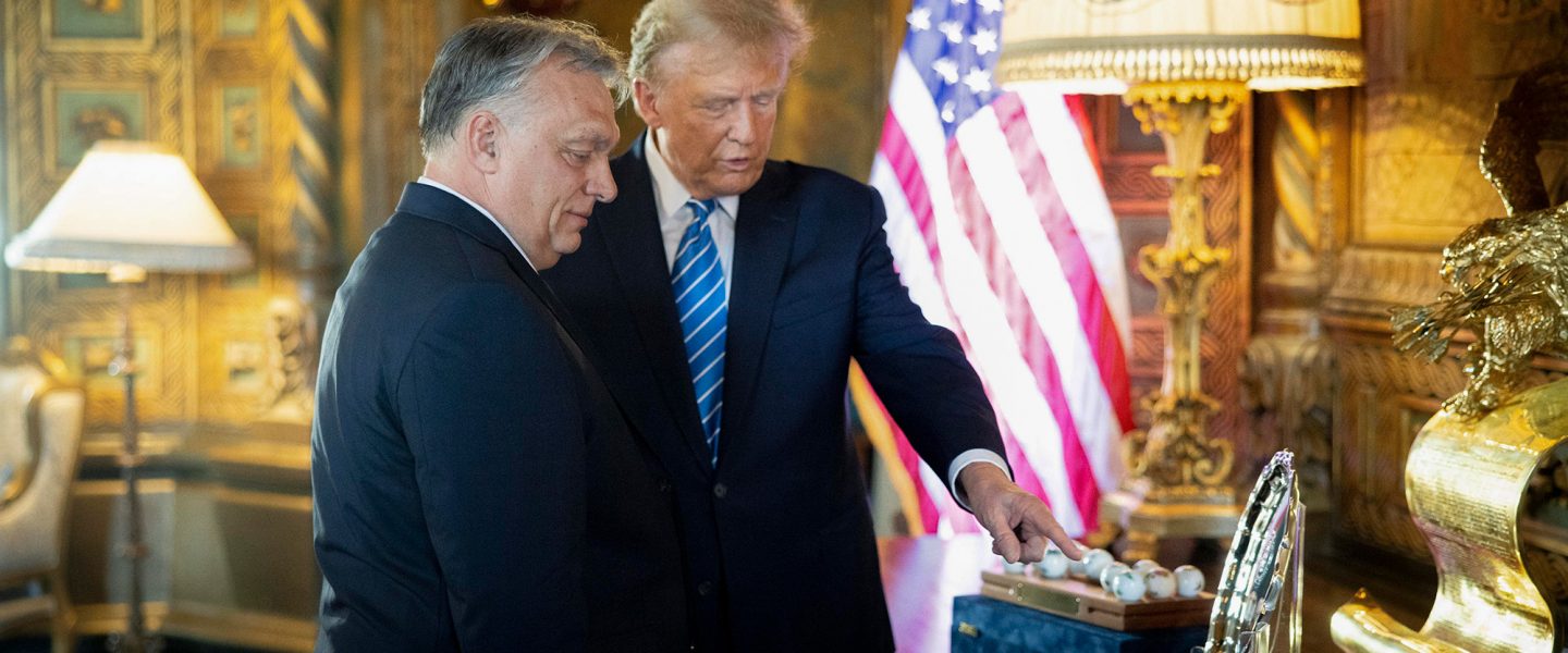 Donald Trump, Viktor Orban, Mar-a-Lago