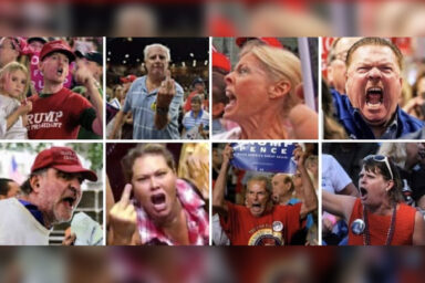 Angry, Trump supporters