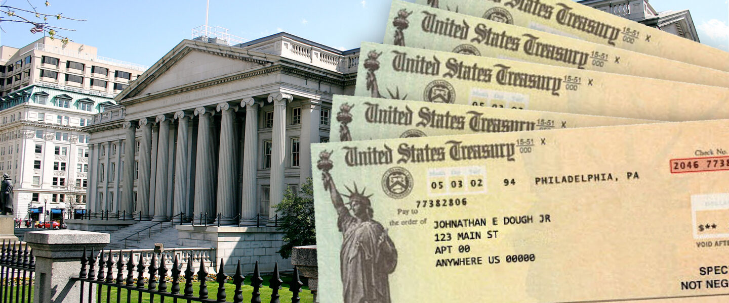 US Treasury Building, Government Checks