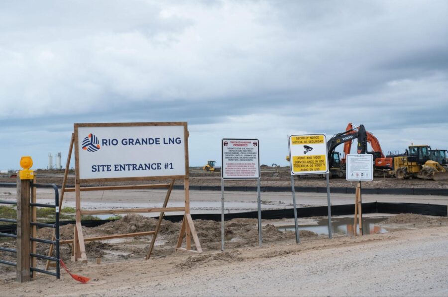 Rio Grande LNG, site construction
