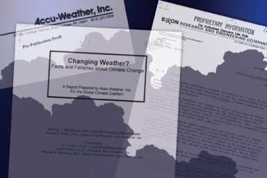 Accu-Weather, Exxon, climate change, documents