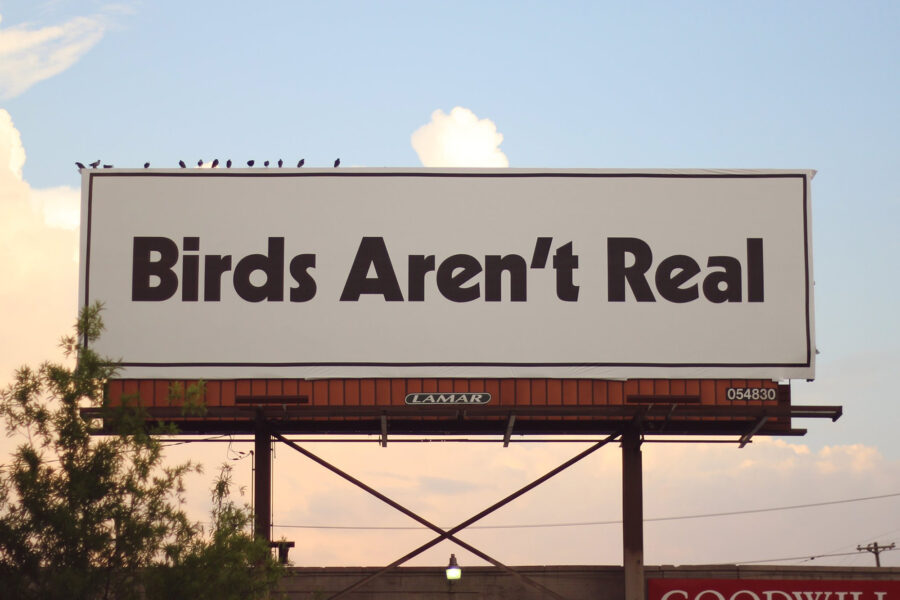 Birds Aren’t Real, Sign