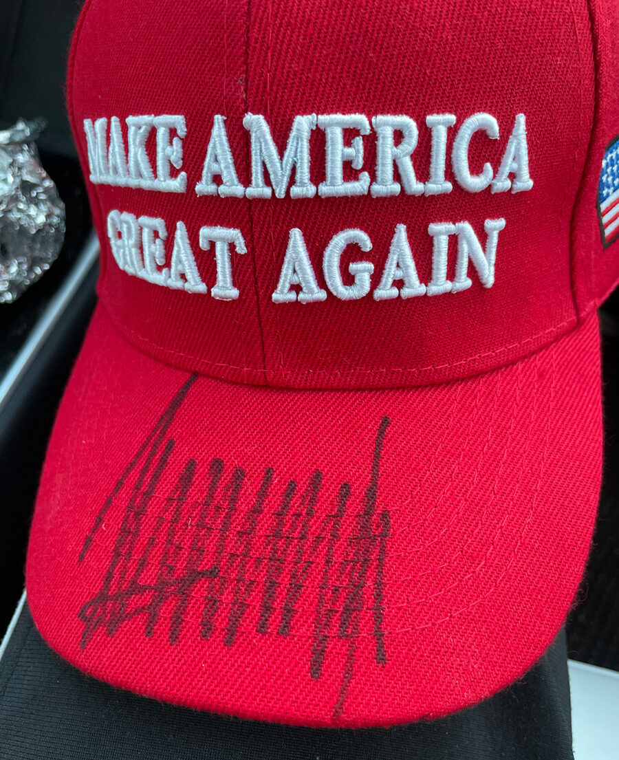 Signed, MAGA hat
