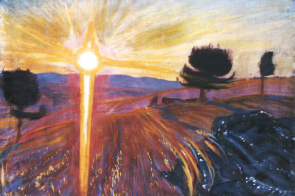 Radiant Sunset, Wojciech Weiss, 1902