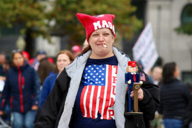 Pro-Trump, Woman, Dolls