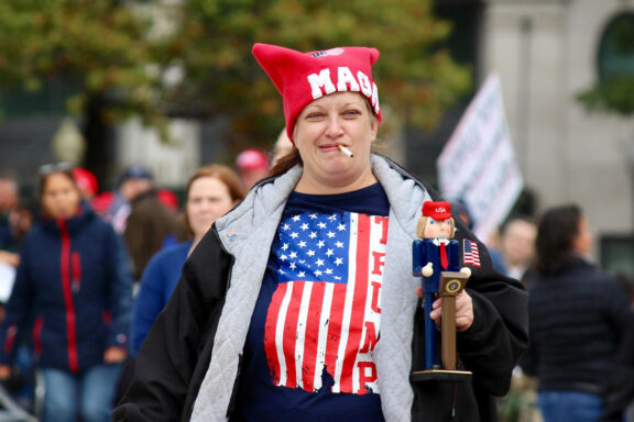 Pro-Trump, Woman, Dolls