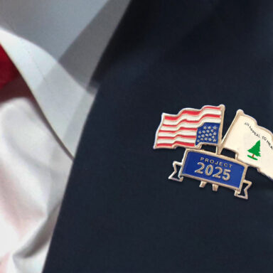 Project 2025 Flag Pin, lapel