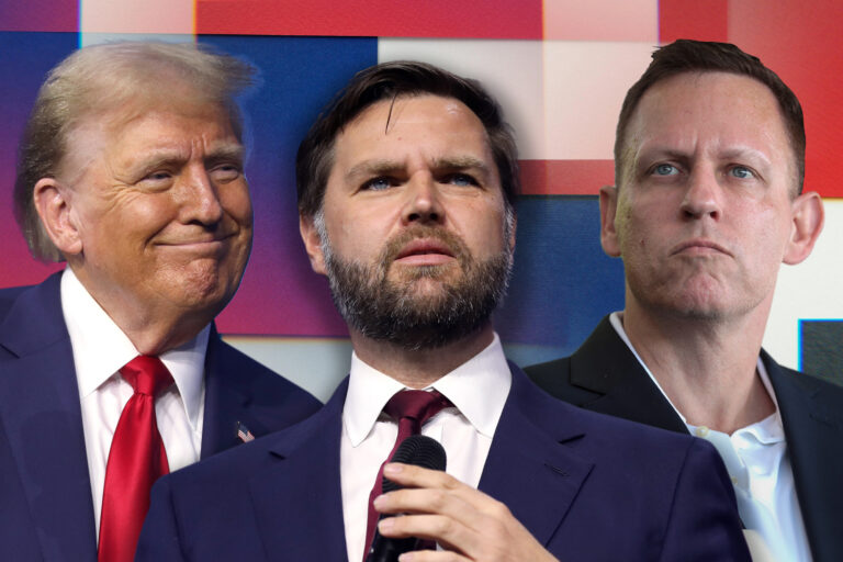 Donald Trump, J.D. Vance, Peter Thiel