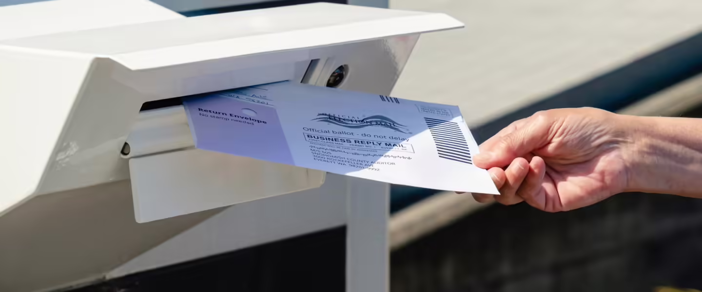 Mail-in Voting, Ballot, Everett, WA